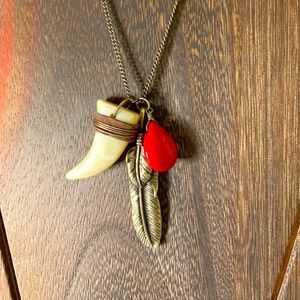Forever 21 Burnished Fetish Necklace